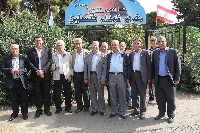 وفد اقليم حركة فتح الاردن يزور مخيمات بيروت