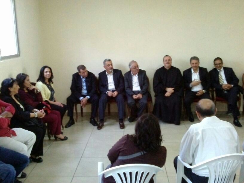 وفد الرئاسة الفلسطينية يتفقد مخيم ضبيه