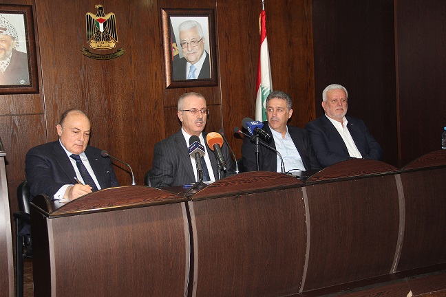 حمدلله يلتقي بعض الاعلاميين