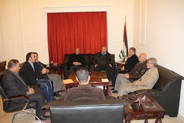 دبور يستقبل لجنة المتابعة لمؤسسات المجتمع المدني اللبناني -الفلسطيني