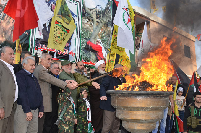 أبناء مخيم الرشيدية يبايعون حركة فتح في ذكرى انطلاقتها