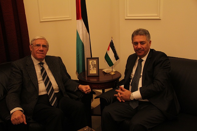 دبور يستقبل رئيس اتحاد المحامين العرب عمر الزين