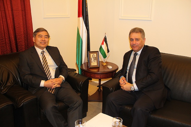 دبور يستقبل السفير الياباني أوتسوكا