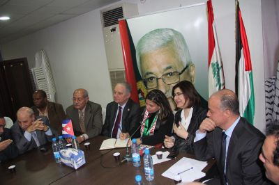 لقاء تضامني فلسطيني كوبي  في سفارة فلسطين