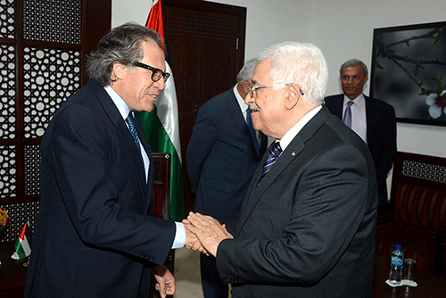 الرئيس يستقبل وزير خارجية الأوروغواي