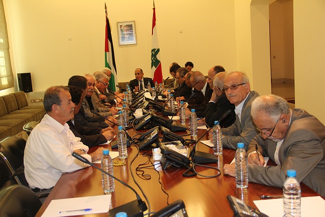 اجتماع موسع للجنة الحوار اللبناني الفلسطيني في السراي واخر في سفارة فلسطين