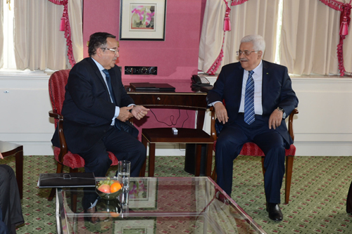 الرئيس يستقبل في لندن وزير الخارجية المصري