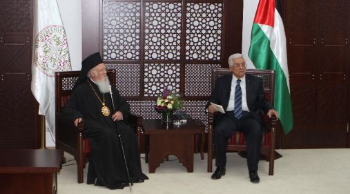 الرئيس يستقبل البطريرك المسكوني بروثولوميوس