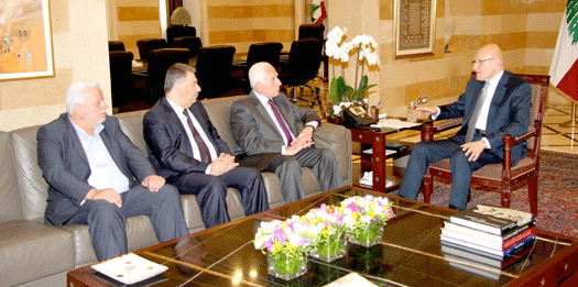 عزام الأحمد يلتقي سلام: لن نسمح باستغلال العامل الفلسطيني في لبنان