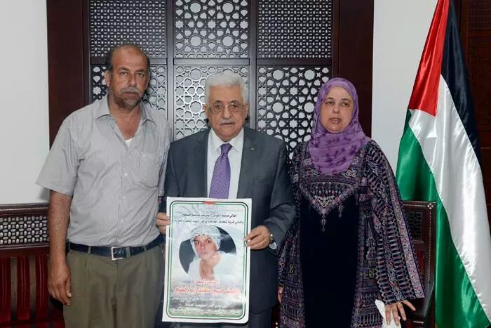 الرئيس لعائله ابو خضير:سنتابع قضية الشهيد ابو خضير في كافة المحافل الدوليه