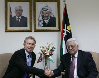 الرئيس يستقبل بلير