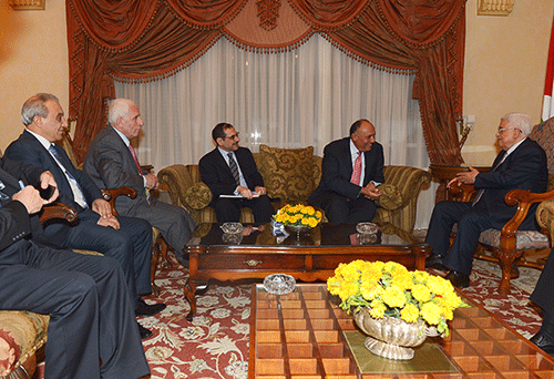 الرئيس يستقبل وزير الخارجية المصري