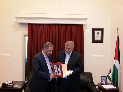 دبور يستقبل مسؤول حركة الجهاد في غزة البطش