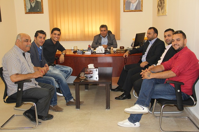 مشيعل يستقبل السوداني وعساف والديري