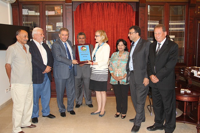 تكريم مدير عام الانروا في سفارة دولة فلسطين  بمناسبة انتهاء مهام عملها