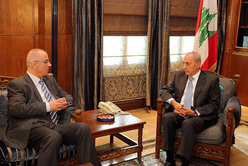 بري عرض الاوضاع مع حمد الله ودبور