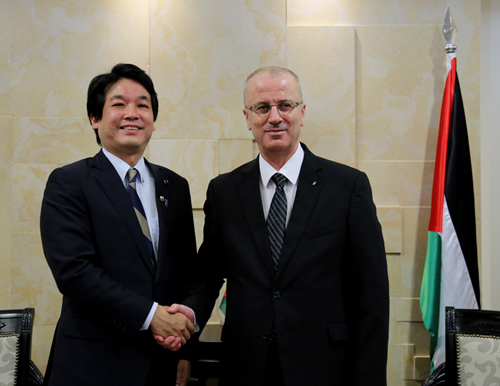 الحمد الله يثمن الدعم الياباني لإعادة إعمار قطاع غزة