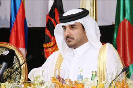 الرئيس يهنئ ولي عهد قطر بالعيد الوطني لبلاده