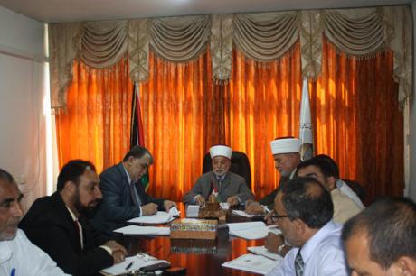 مجلس الإفتاء الأعلى يدعم جهود القيادة لإنهاء الاحتلال