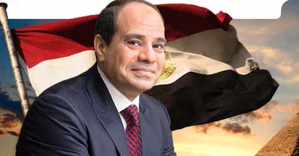 الرئيس يتلقى برقية تهنئة من نظيره المصري