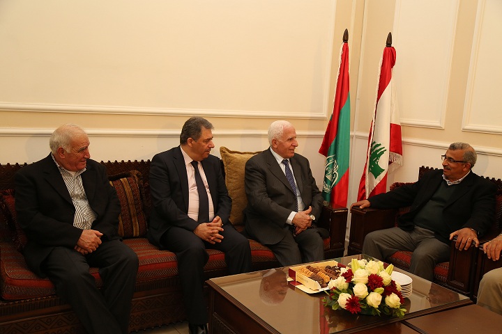 الاحمد يلتقي الامين العام للتنظيم الشعبي الناصري سعد