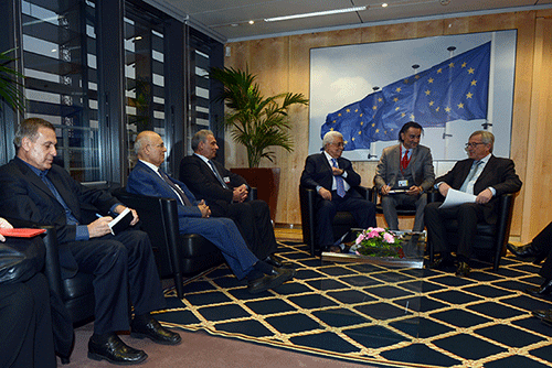 الرئيس يلتقي رئيس المفوضية الأوروبية