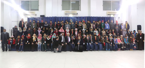 الرئيس يستقبل ١١٥ طفلا من المحافظات الجنوبية