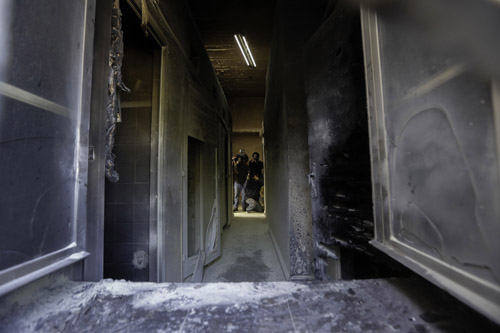 إحراق كنيسة في القدس وخط شعارات معادية للسيد المسيح على جدرانها