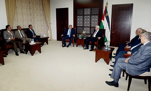 الرئيس يستقبل وفدا من مجلس النواب الأردني