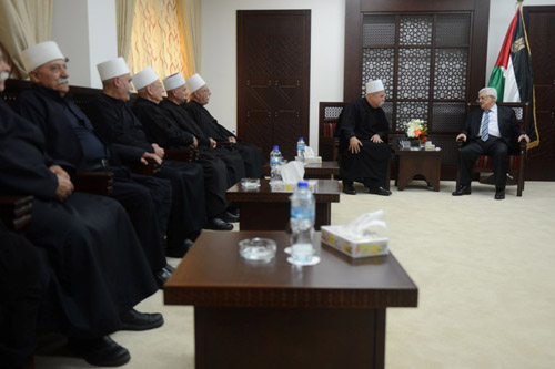 الرئيس يستقبل وفدا من قيادة الطائفة العربية الدرزية