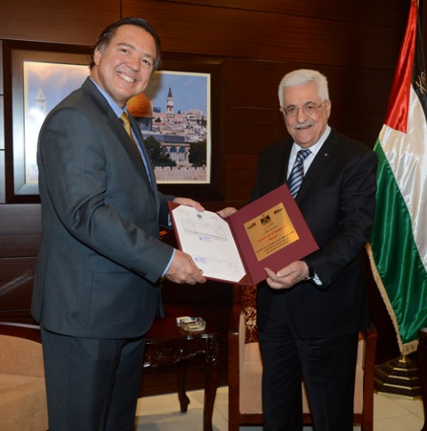 الرئيس يستقبل السفير البرازيلي