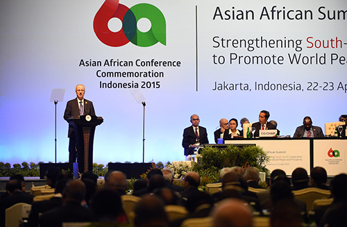 الحمد الله في مؤتمر القمة الآسيوي الإفريقي: استقلال فلسطين آخر ما تبقى من أهداف المؤتمر قبل 60 عاما