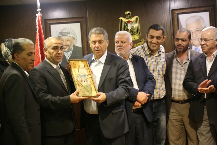 سفارة فلسطين وحركة فتح تكرم وفد أقليم قلقيلية