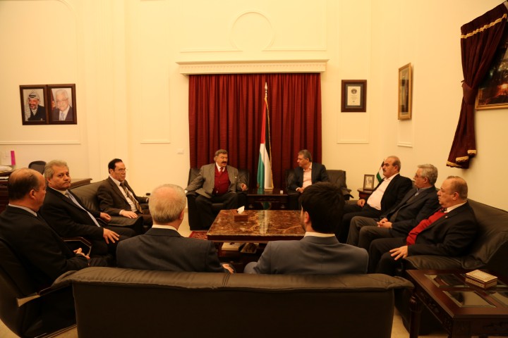 دبور يستقبل رئيس المؤتمر الشعبي اللبناني شاتيلا