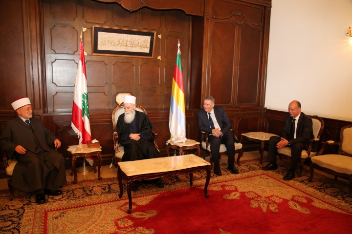 المفتي العام للقدس يلتقي شيخ عقل طائفة الموحدين الدروز الشيخ نعيم حسن