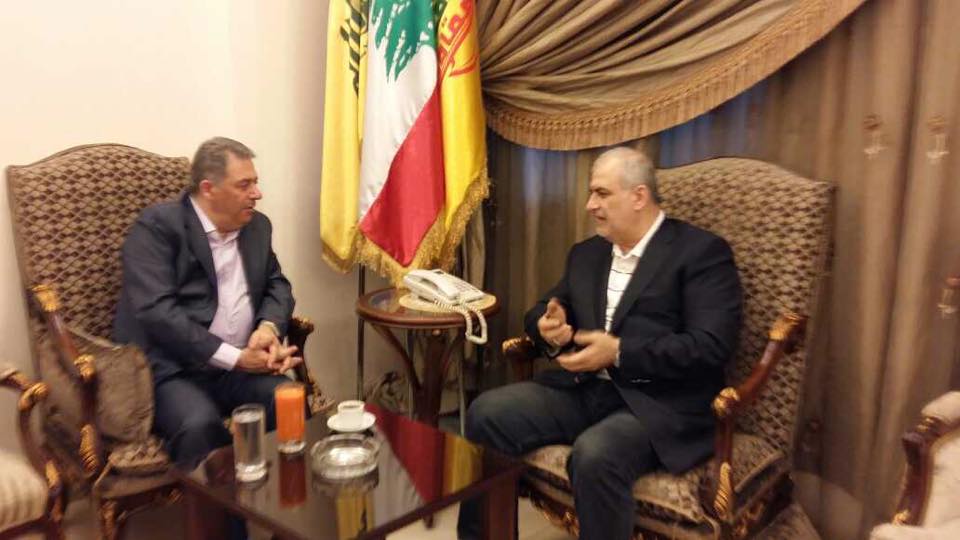 سفير فلسطين زار رعد مهنئا بعيد المقاومة والتحرير