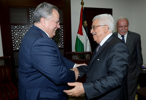 الرئيس يستقبل وزير الخارجية اليوناني