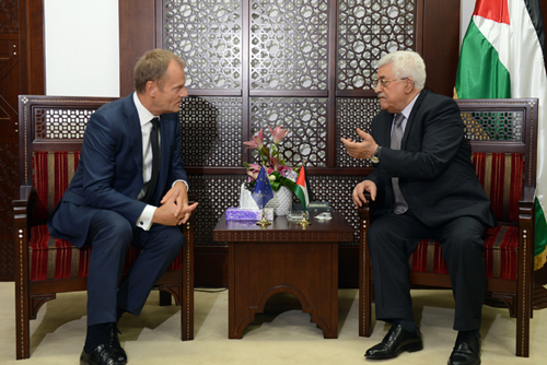 الرئيس يستقبل رئيس المجلس الأوروبي