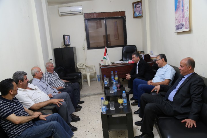 دبور يزور منظمة الصاعقة في مخيم مارالياس