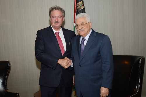 الرئيس يجتمع مع وزير خارجية لوكسمبورغ