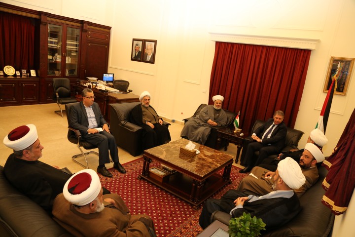 دبور يلتقي وفد تجمع العلماء المسلمين