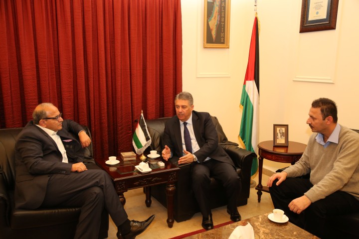 دبور يستقبل رئيس مركز مسارات المصري