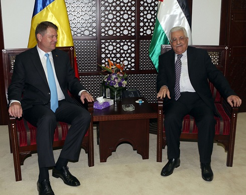 الرئيس يستقبل نظيره الروماني في رام الله