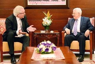 الرئيس يستقبل المبعوث النرويجي لعملية السلام