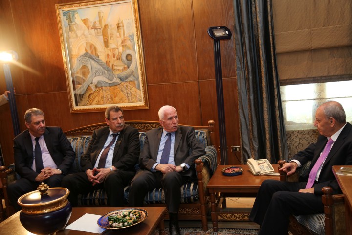 الاحمد يلتقي رئيس مجلس النواب اللبناني نبيه بري