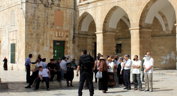 عشرات المستوطنين يستبيحون الأقصى بلباسهم التلمودي