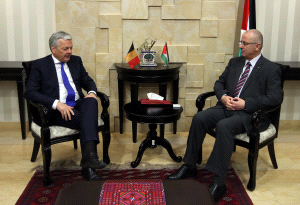 الحمد الله يبحث مع نائب رئيس الوزراء البلجيكي تعزيز التعاون