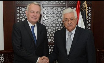 الرئيس يستقبل وزير الخارجية الفرنسي ويبحث معه الاستعدادات الفرنسية لعقد المؤتمر الدولي للسلام