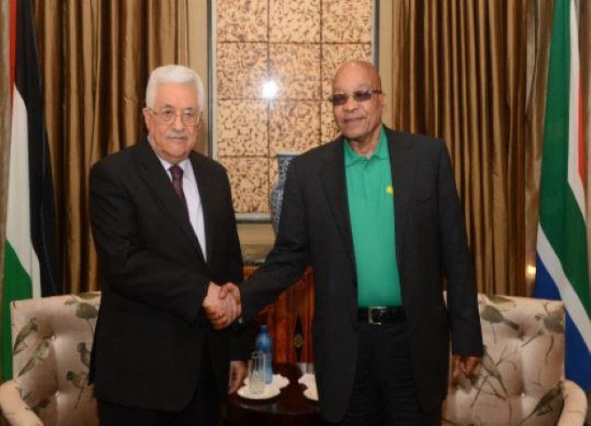 الرئيس يجتمع مع رئيس جنوب إفريقيا