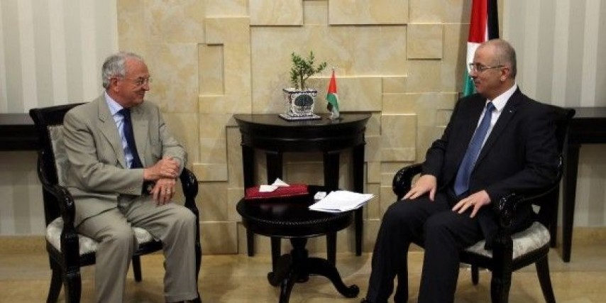 الحمد الله يطلع رئيس لجنة الموازنات في البرلمان الأوروبي على انتهاكات الاحتلال